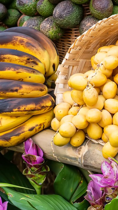 dates and bananas