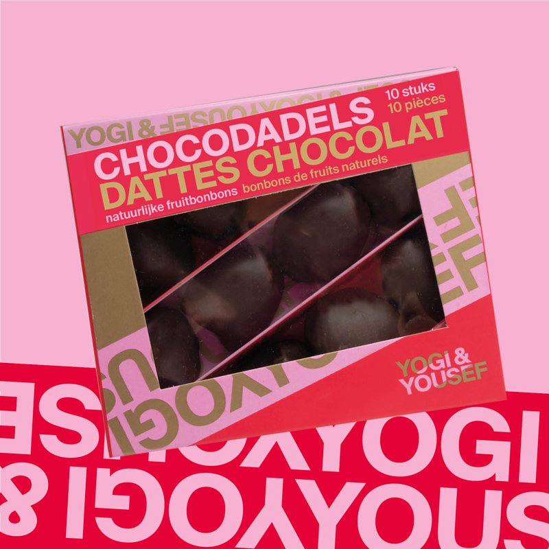 Packshot chocolade dadels