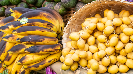 dates and bananas