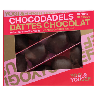 chocoladedadels in de verpakking